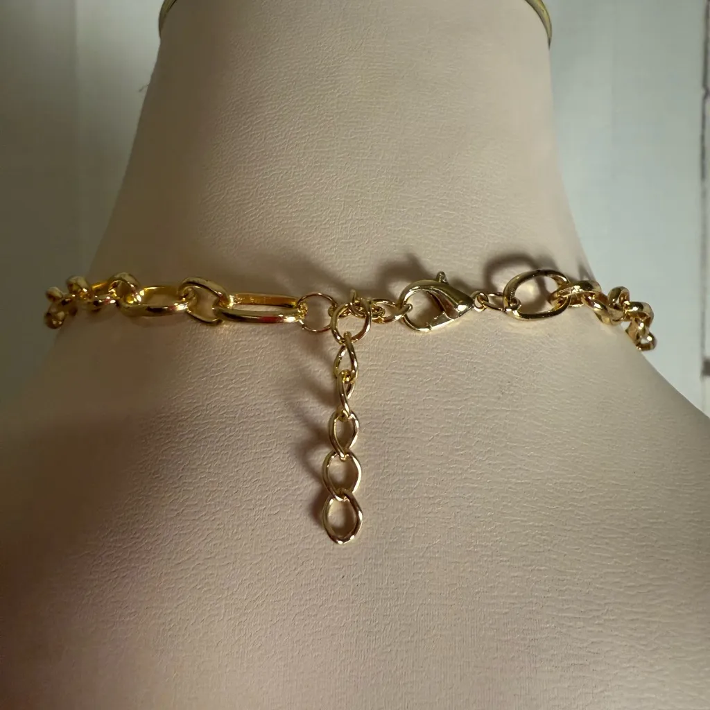 Halloween Charm Statement Necklace – Gold Chain with Spooky Charms - Image 4