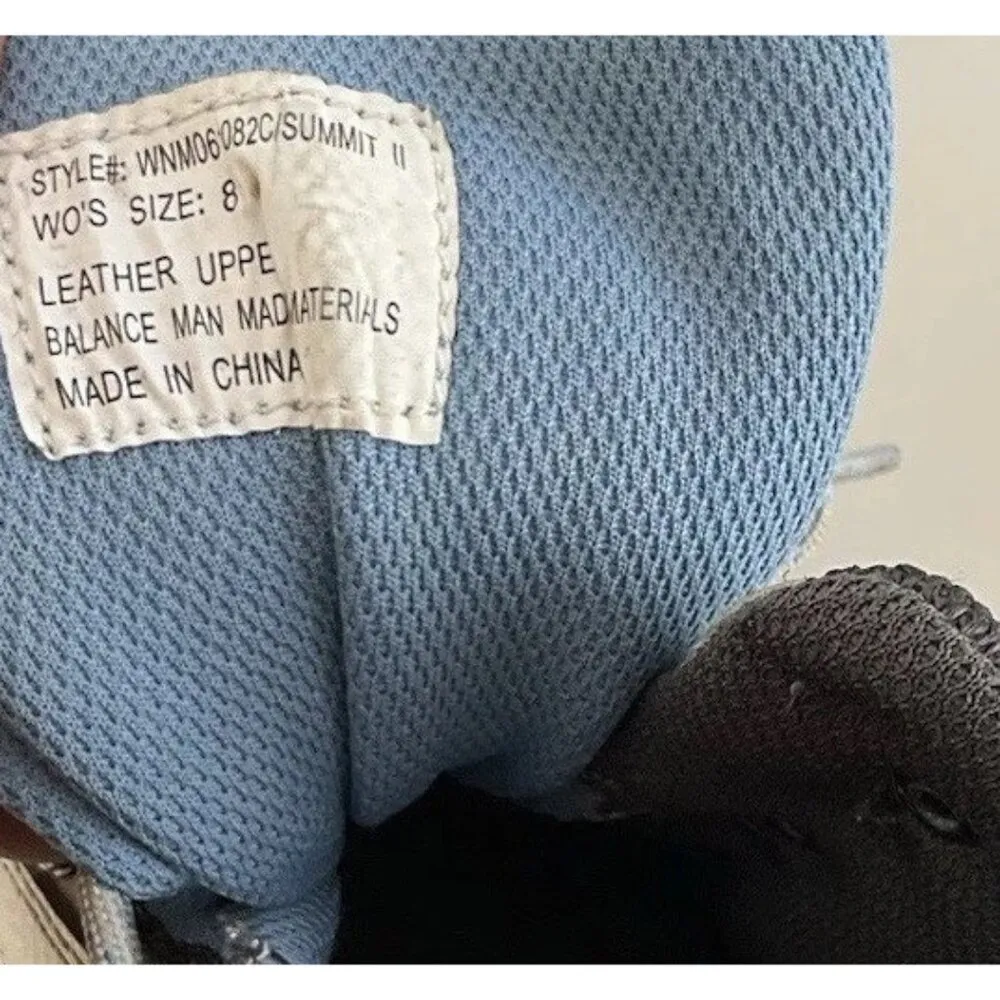 Alpine Design Women’s Sz 8 Boots Blue White Cream Leather Activewear Travel - Image 12