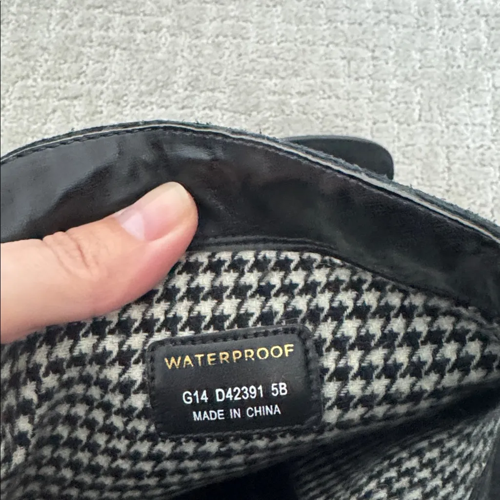 Cole Haan Tall Waterproof Indiana Women’s Riding Boot black suede  SKU#24251 - Image 8