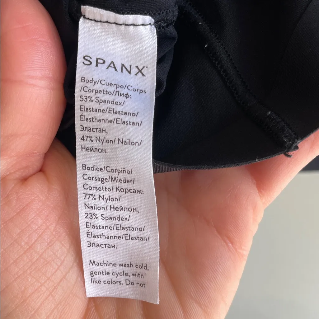 SPANX Black Women's Shapewear Tank - Image 8