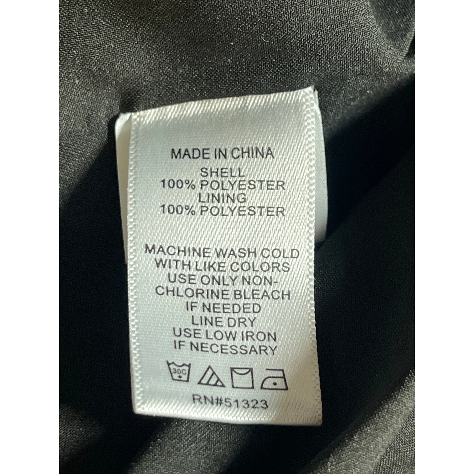 Cece Black Short Sleeve Bow Tie Neck Ruffle Flounce Mini Flare A-Line Dress Sz 8 - Image 4