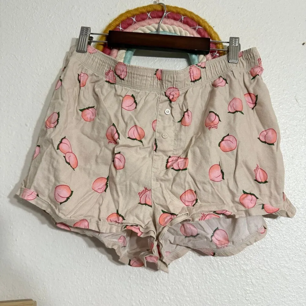 VS PINK peach sleep lounge boxers - Image 2