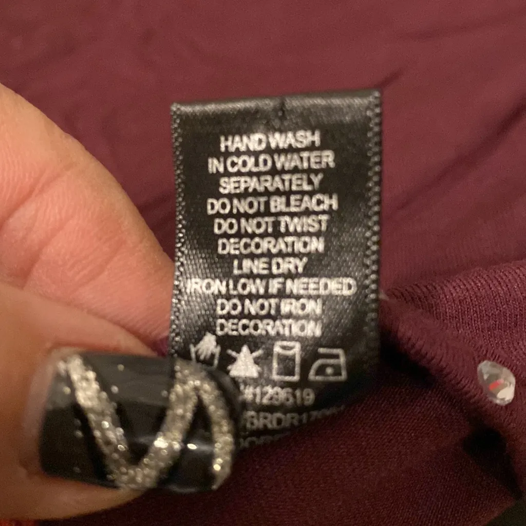 BKE rhinestone strappy tank top - Image 7