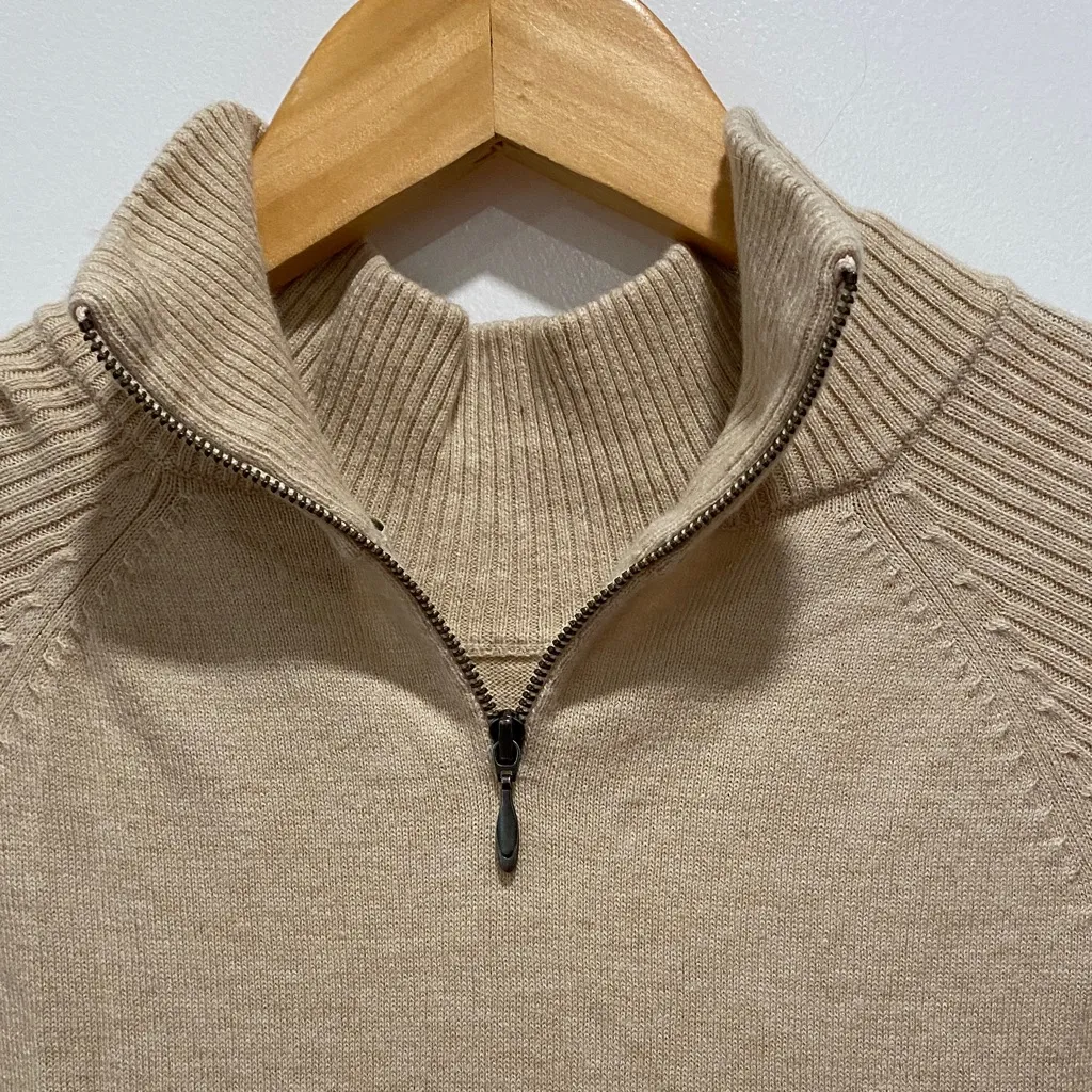 Orvis Tan Turtleneck Sweater - Image 5