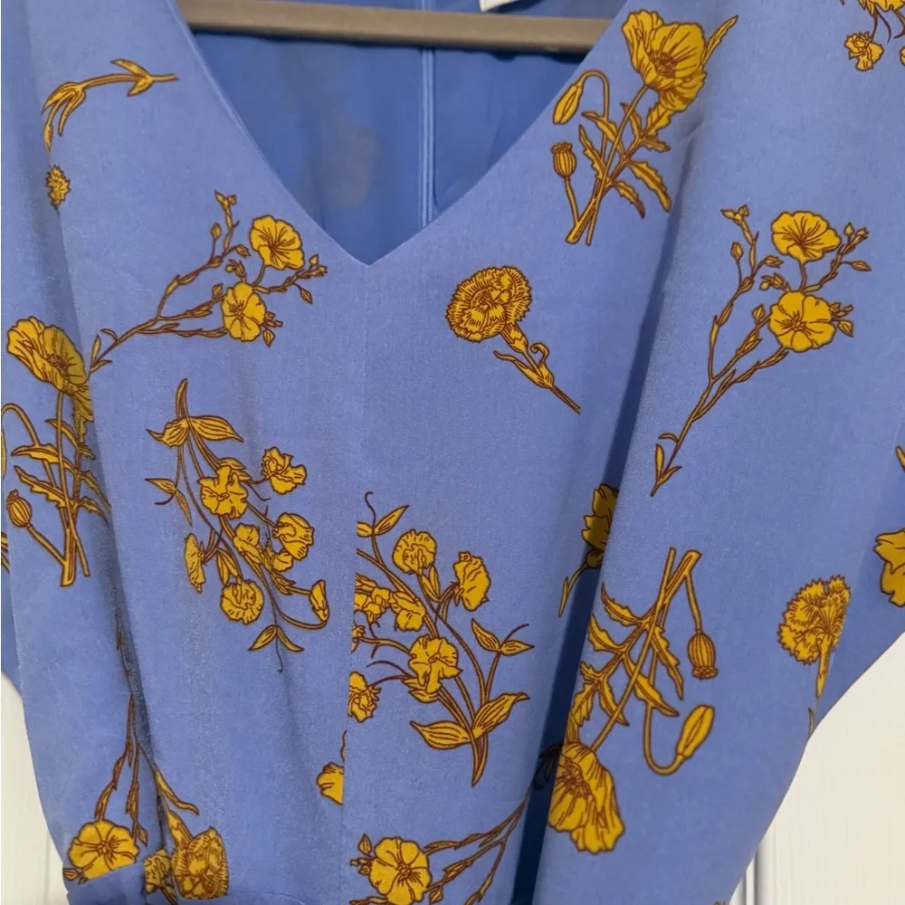 Glamorous Blue one piece pants with Dolman Sleeves - Image 4