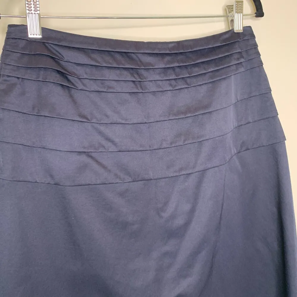 Armagan Blue Cotton Tencel Sz 42 ( medium) Midi Skirt - Image 3