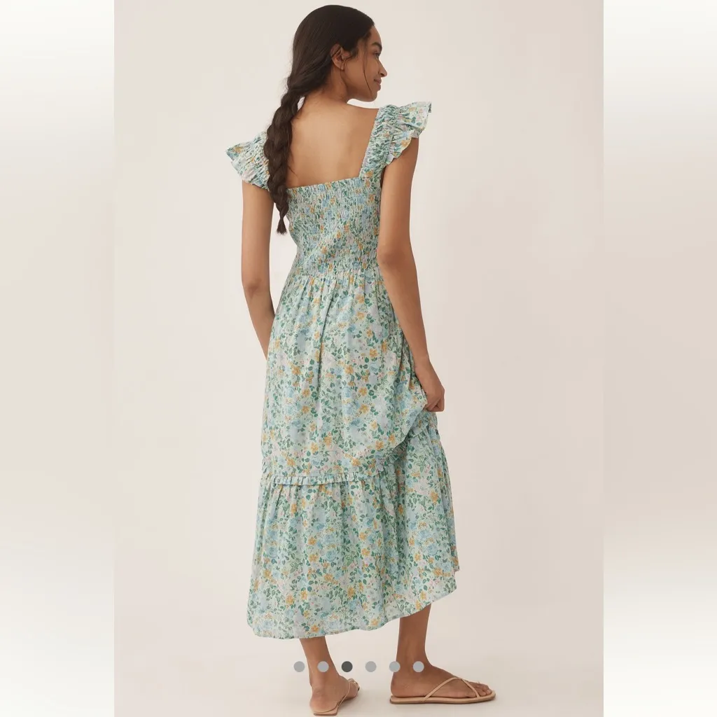 Anthro The Peregrine Square-Neck Midi Dress - Image 4