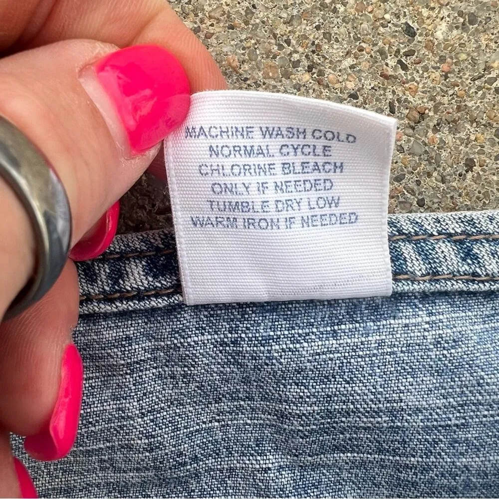 Vintage Y2K hydraulic low rise cargo flare jeans with no waistband 13/14 - Image 6