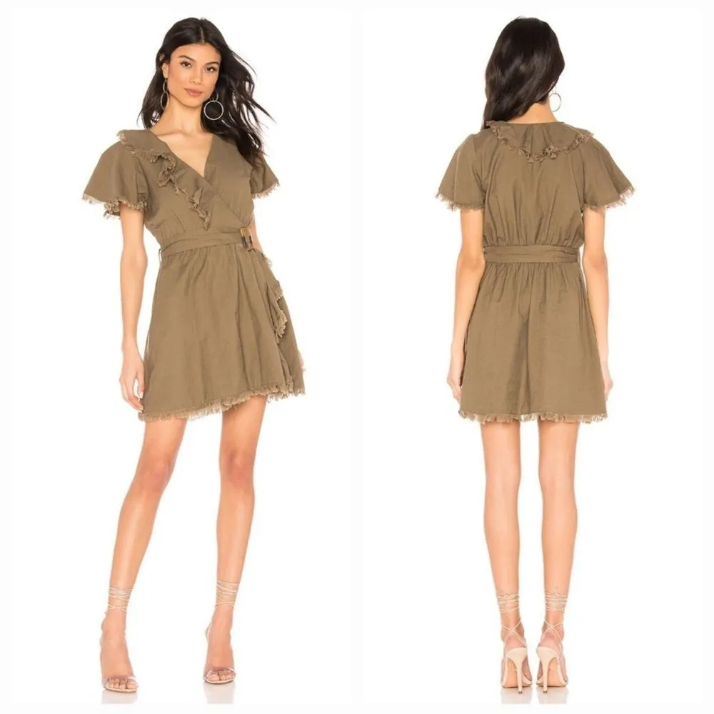 NWT Tularosa | Revolve | Olive Green Elias Dress Size Large - Image 2