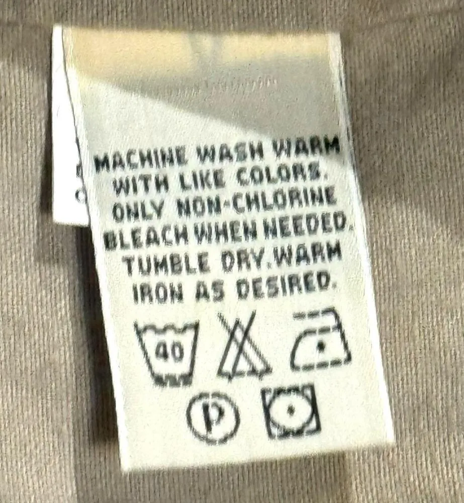 Eddie Bauer Corduroy Barn Work Jacket Tan Large - Image 4