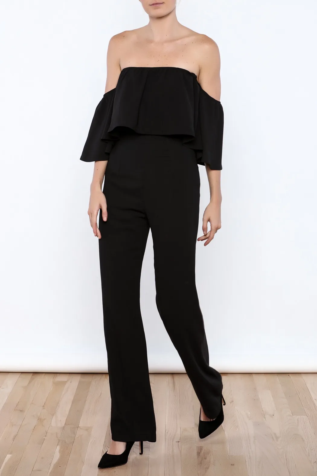 Black Strapless Jumper - Image 2