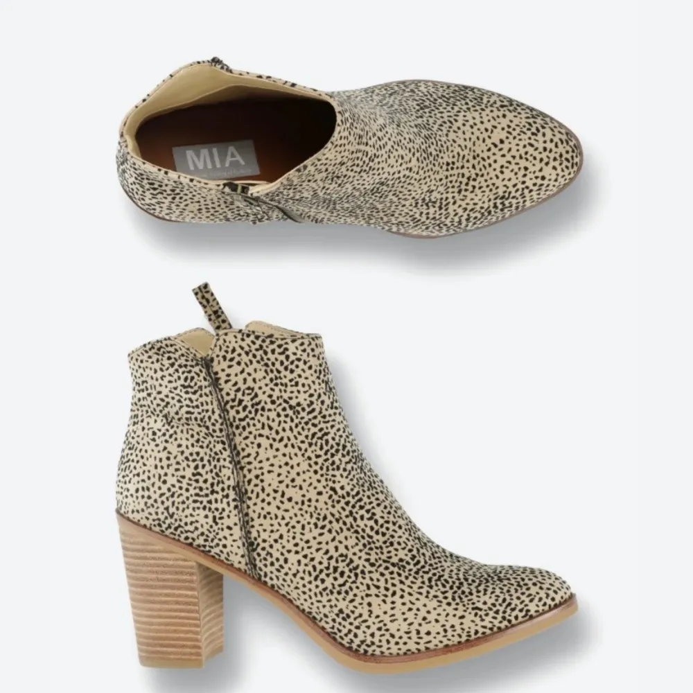 MIA Tracee Cheetah Print Bootie - Image 5