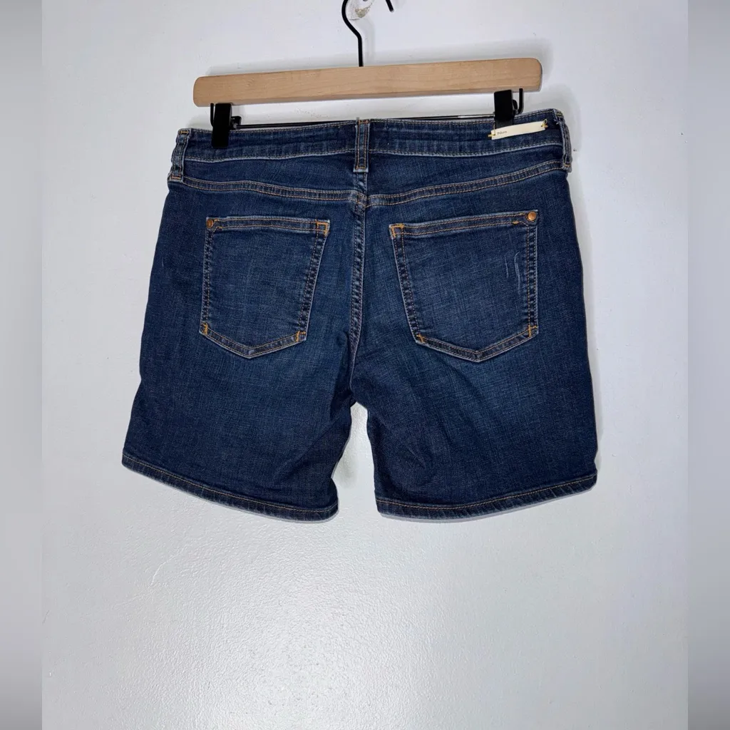 Pilcro Size 27 Blue Denim Jean Shorts 6”‎ Inseam - Image 2