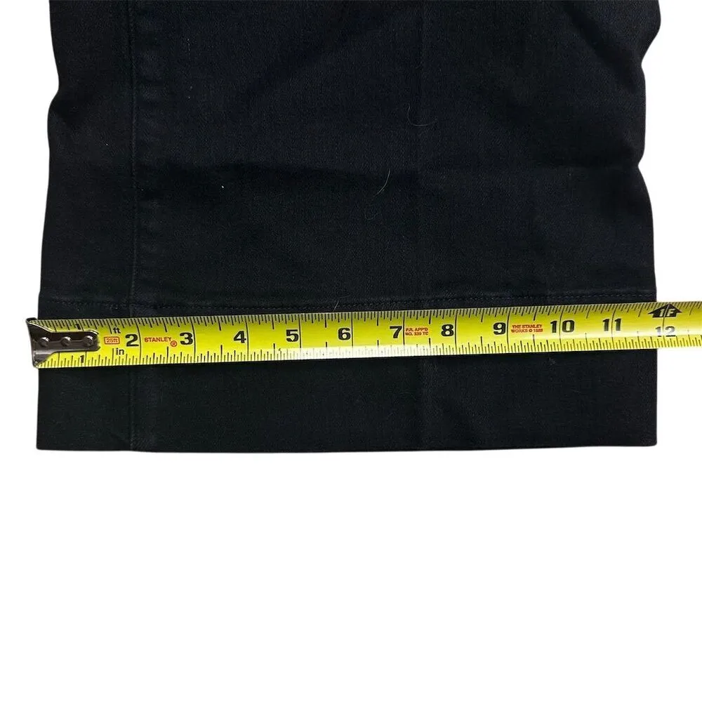 NWT J. Crew Women's Low-Rise Black Denim Trouser Jeans Size 28 Wide Leg - Image 10