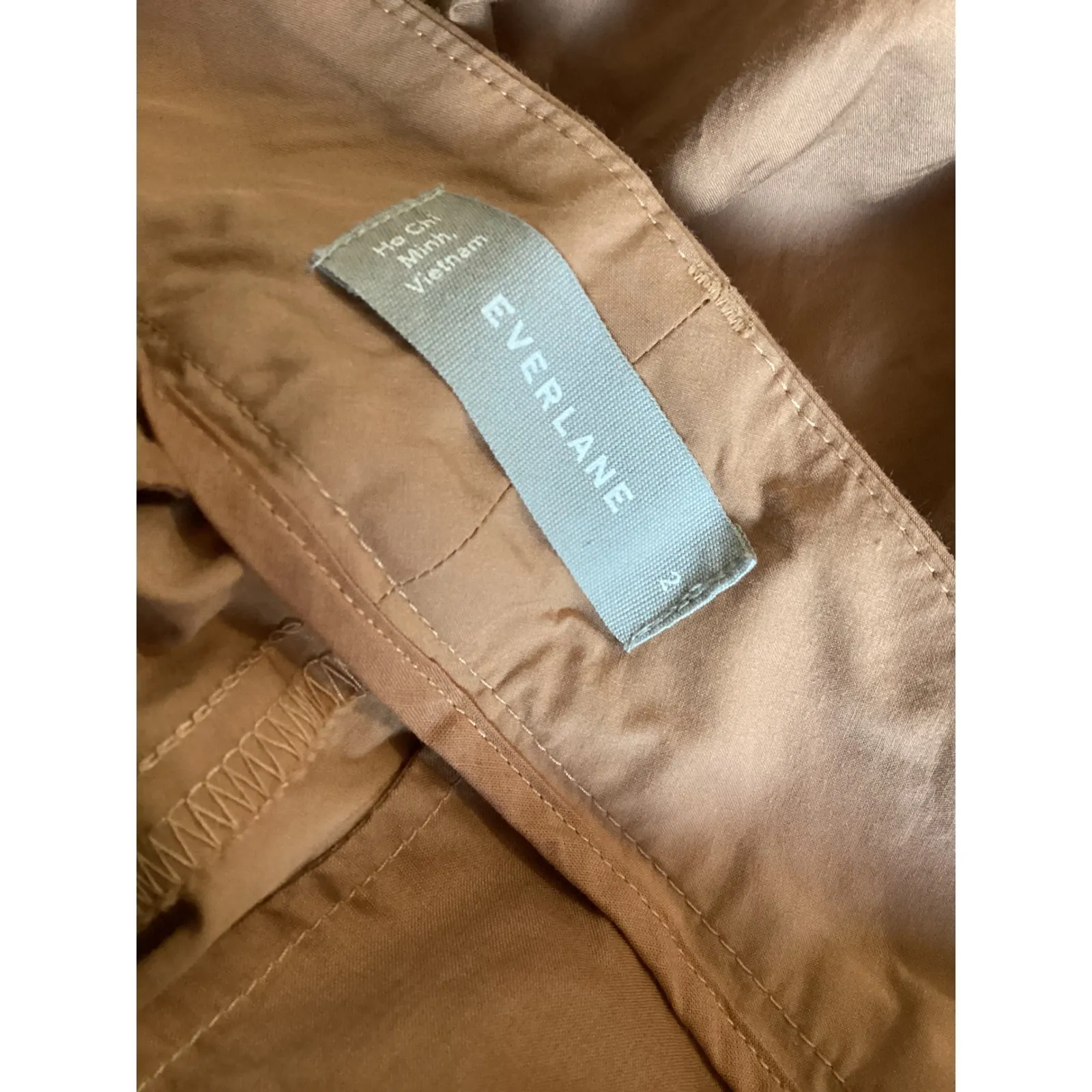 Everlane Women's Tan Paperbag Waist Trousers Pants Size 2 - Image 4