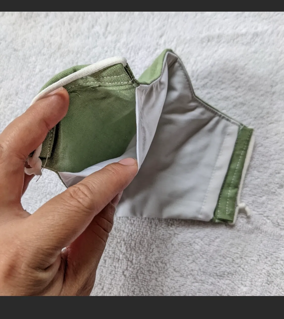 Pocket Filter Embroidered Face Mask - Image 5