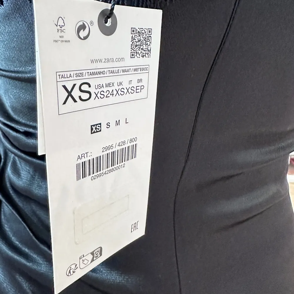 #90 NWT Zara Asymmetric Hem Jumpsuit Limited Edition in Black - Image 11