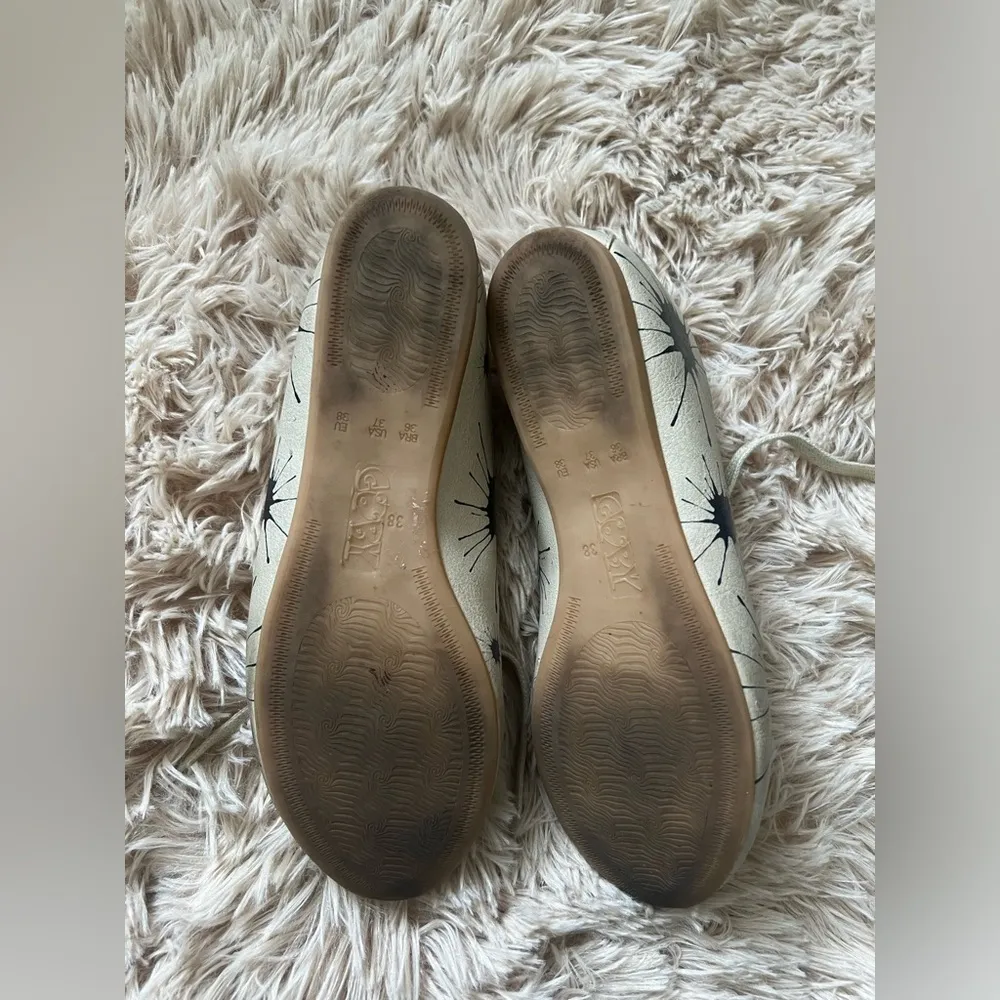 Goby Splatter‎ Oxfords White Size 7 - Image 2