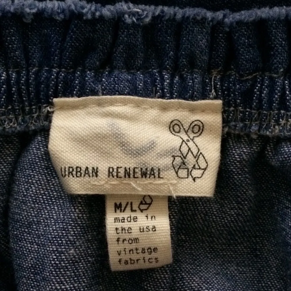 Urban Renewal  Denim Off the Shoulder Top - Image 4