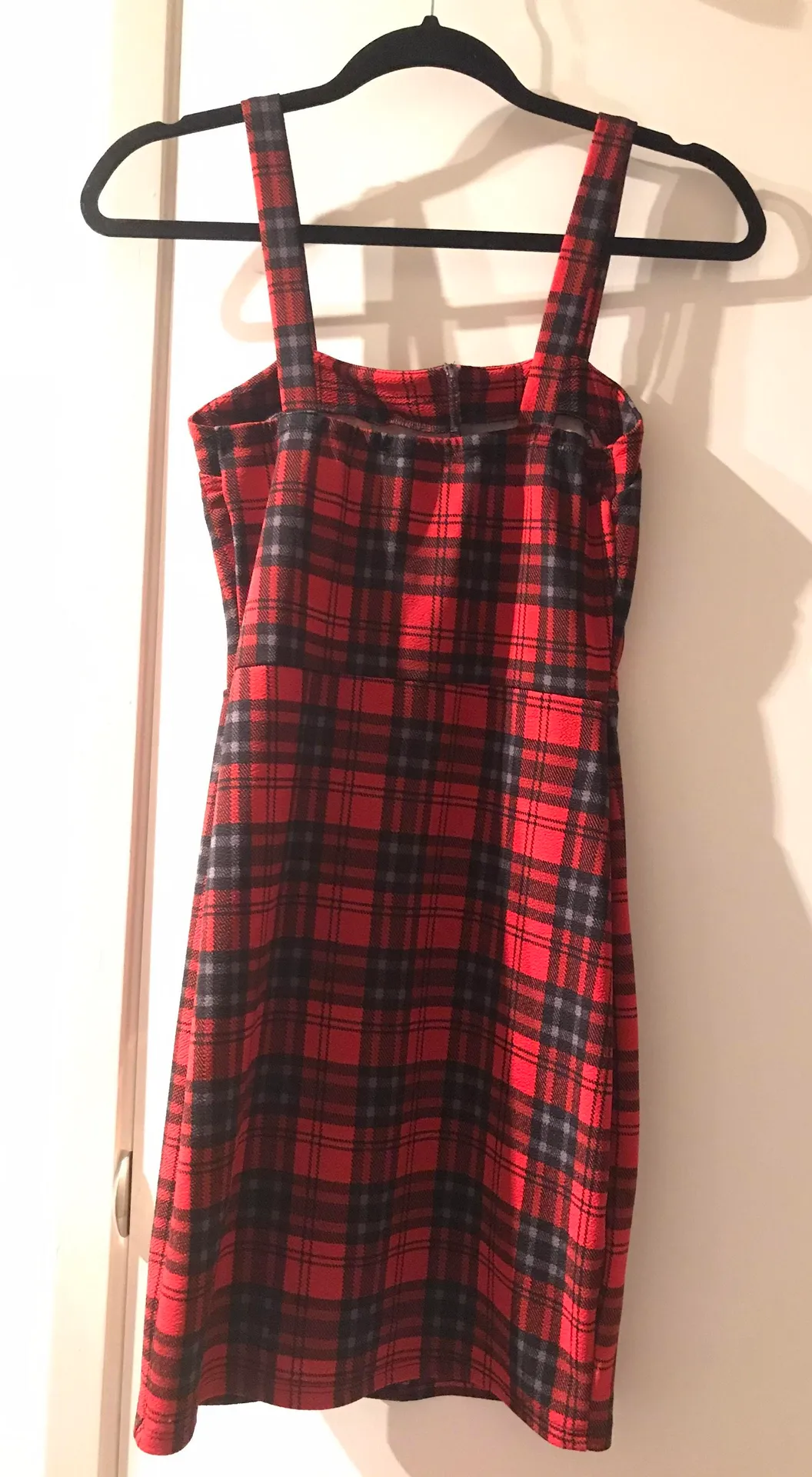 Plaid Button Down Dress - Image 3