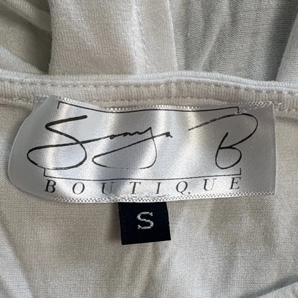 Sony B White Asymmetrical Maxi T - Image 3