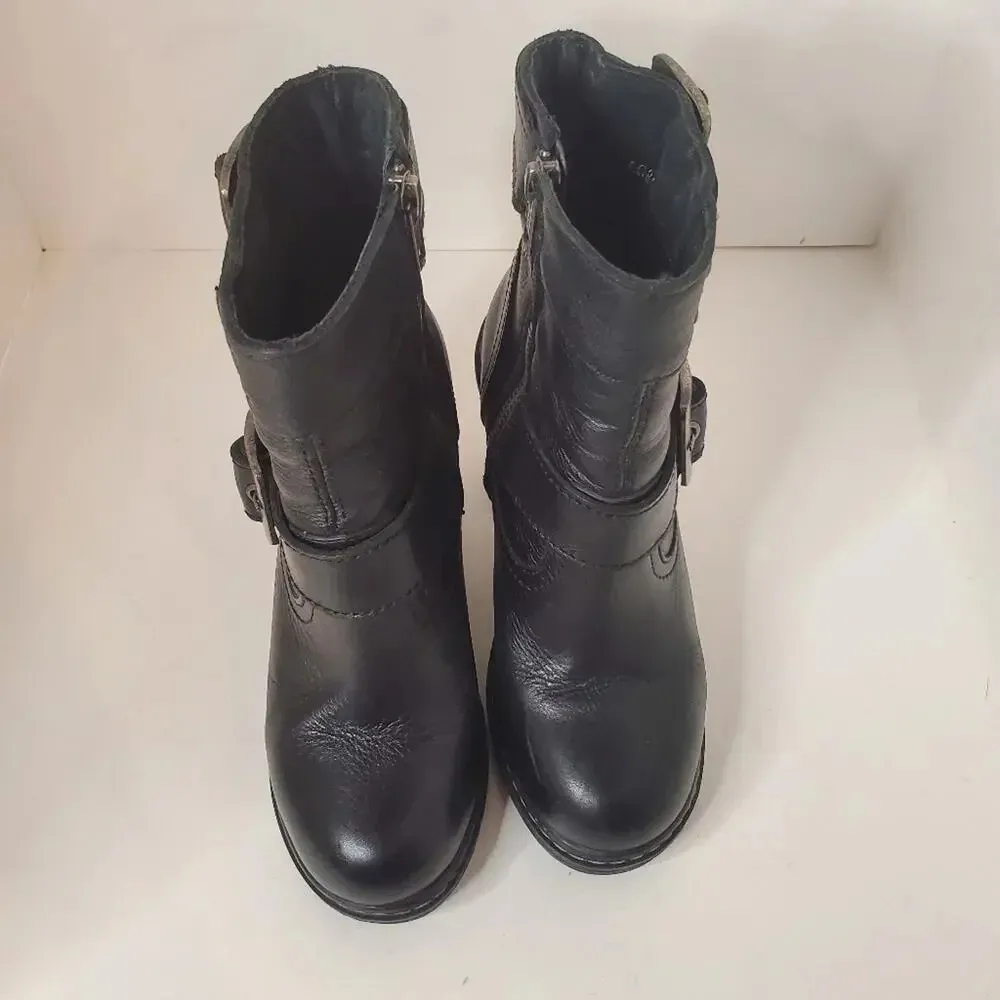 HARLEY DAVIDSON Women's Ludwell 5.5 Inch Black Fashion Boots Size 5.5 - Image 8