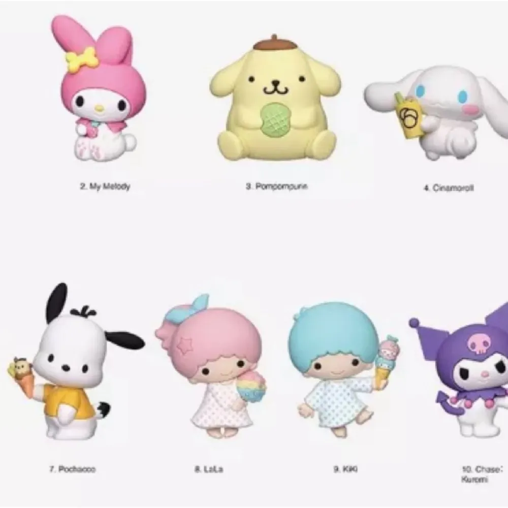 Kuromi Hello Kitty And Friends Series Blind Bag Charms Qty 1 - Image 3