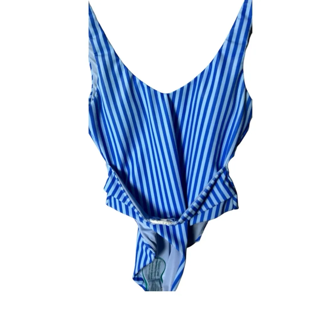 Dippin' Daisy's  Summer Seasonal Style Blue and White Striped Swimsuit  Sz S NWT - Image 12