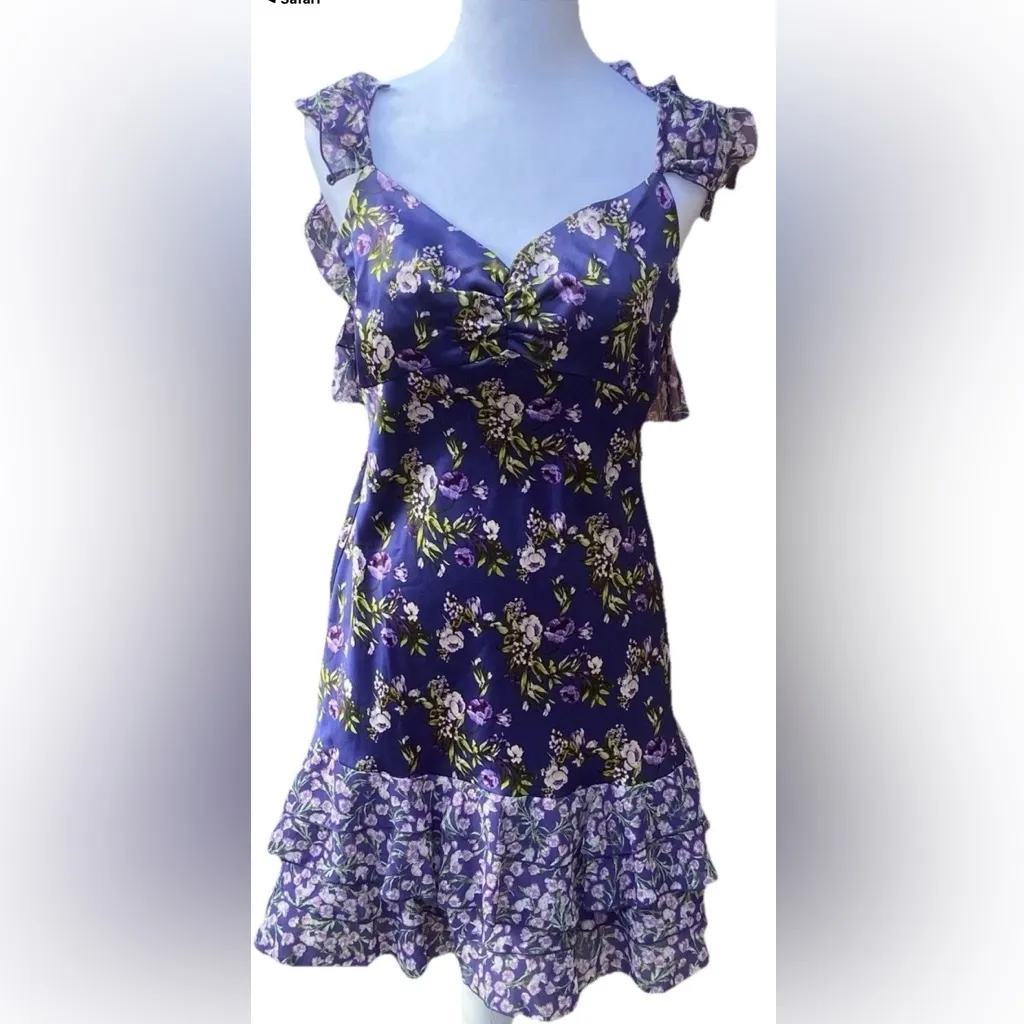 Forever 21 Floral Tiered Mini Dress - Image 2