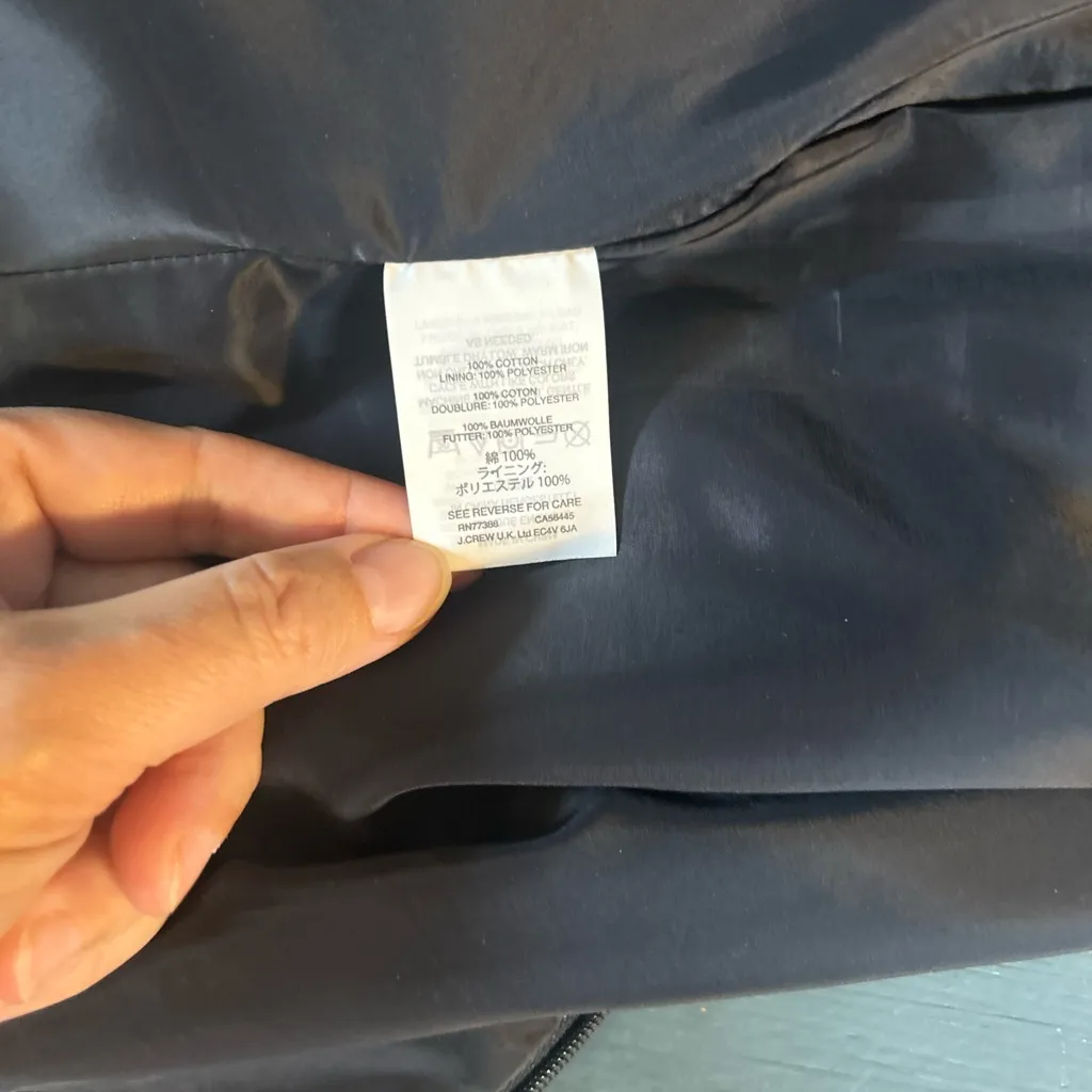 J. Crew Asymmetrical Striped Navy Blue, Cream & Light Blue Skirt | Size 6 - Image 5