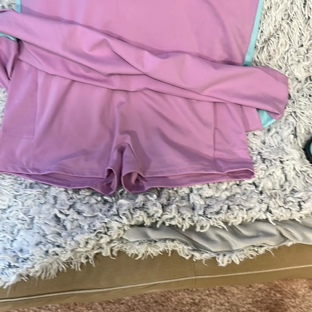 Pink and Green Sleeveless Dress swimsuit NWT Size XL - Image 5