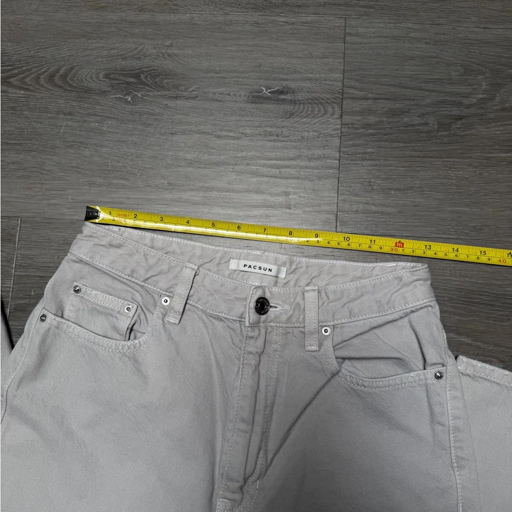 pacsun off white cream ripped 90s boyfriend jeans - Image 4