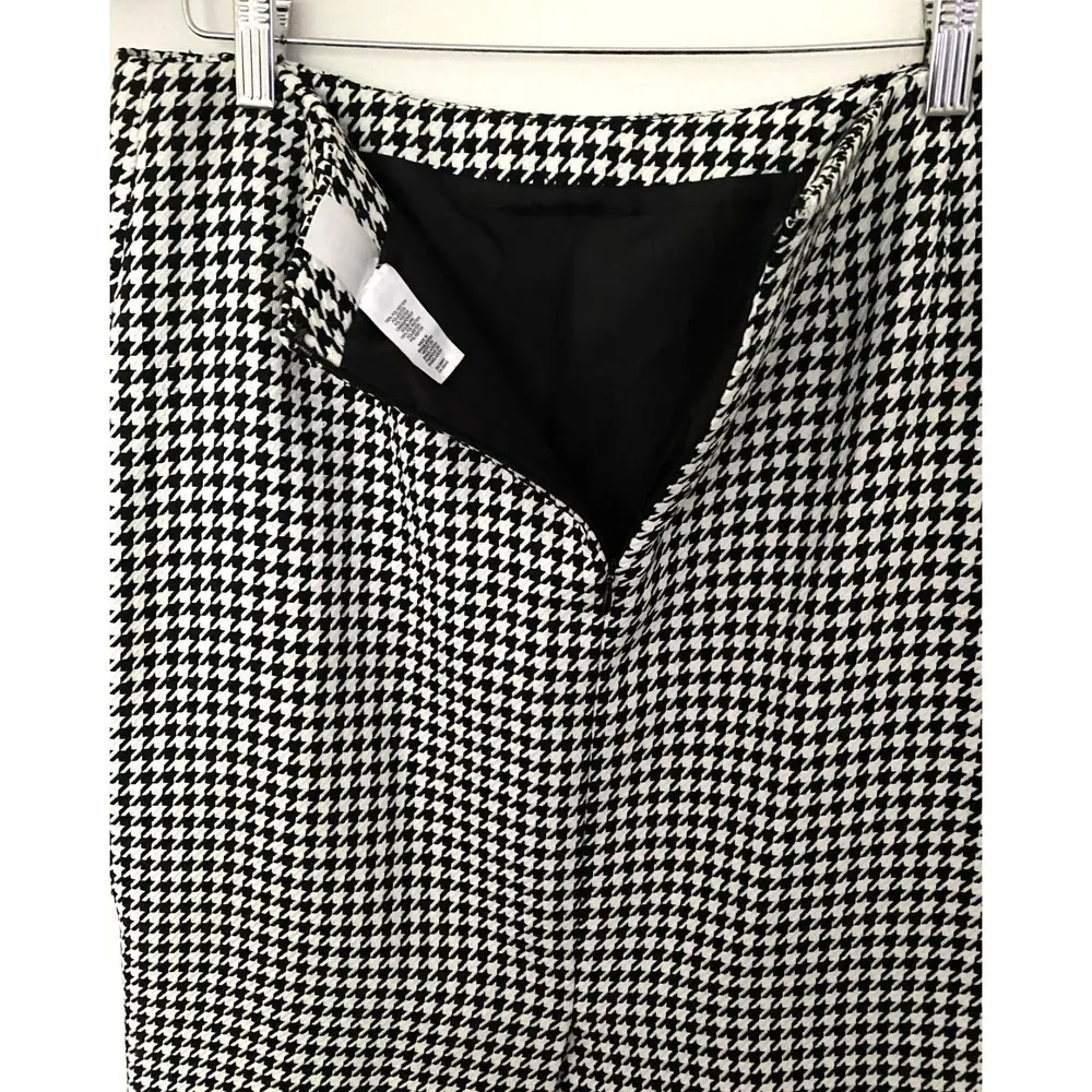 Jones New York ✅ Separates 90's Houndstooth Mini Skirt Zipper Vintage No size Tag - Image 5