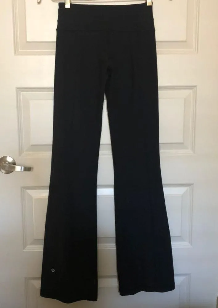 Lululemon Black Reversible Yoga Pants  - Image 2