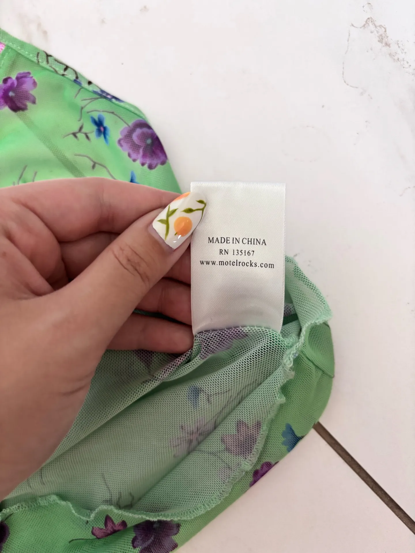 Motel Rocks Yenika Lace Cami Crop Top - Image 6