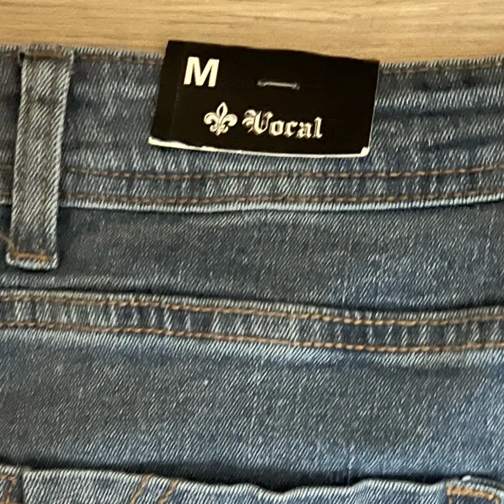 Vocal Flare Leg Blue Jeans Size M Size 8 - Image 4