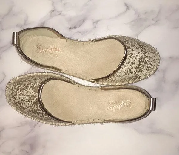 Rose Gold Espadrille Slide Sandal 7 - Image 3