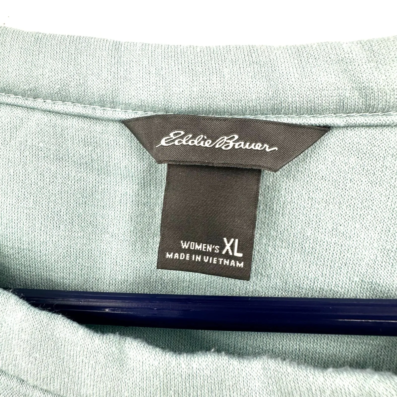 Eddie Bauer Size XL Sweater Mint Green Pullover‎ Basic Everyday Casual Crew Neck - Image 3