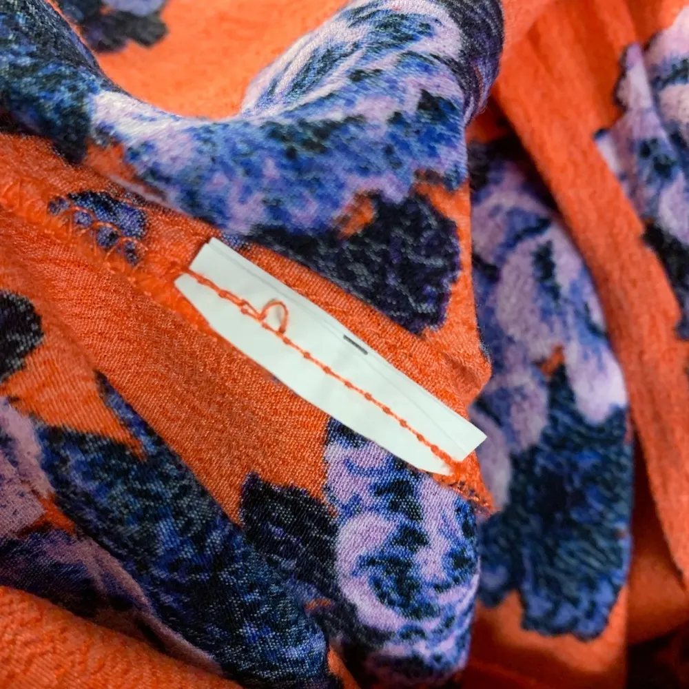 Minkpink Orange and Purple Floral Dress Size XS - Image 9