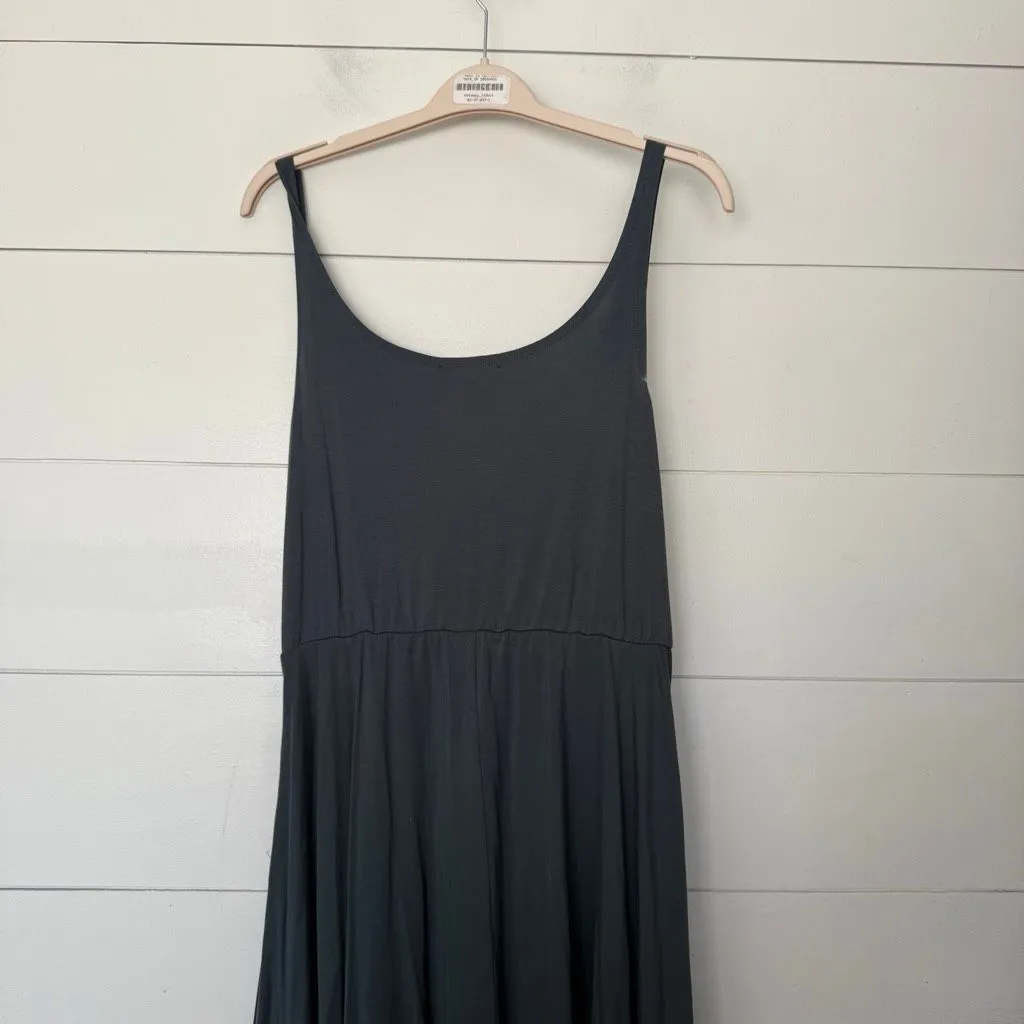 Quince Women’s XL Blue Green Tencel Lyocell Midi Dress New - Image 6