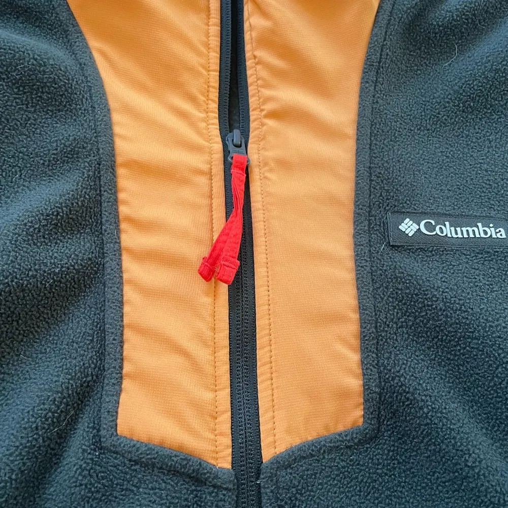 EUC Columbia Sequoia Grove half zip fleece pullover unisex greenscape Green Size M - Image 5