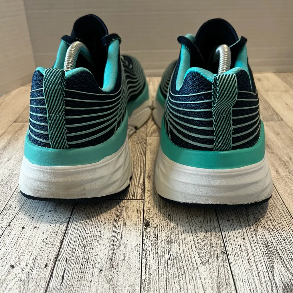 Skechers Women's Lightweight Running Shoes Max Cushioning Elite Blue Teal 8M - Image 5