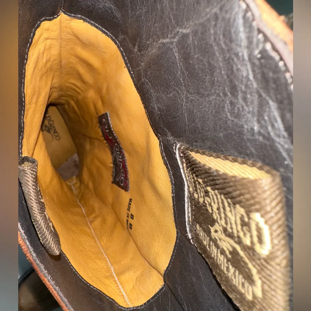 Old Gringo Brown Leather Elina Ganado Boots | W's Size 8 - Image 8