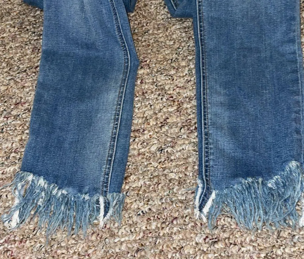 Womens Free People Fringe Jeans - Image 5