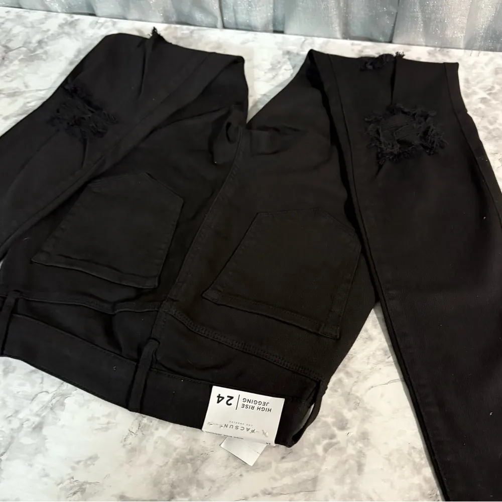 NWT - PAC SUN woman’s jeans, size 24, high rise jegging - Image 6