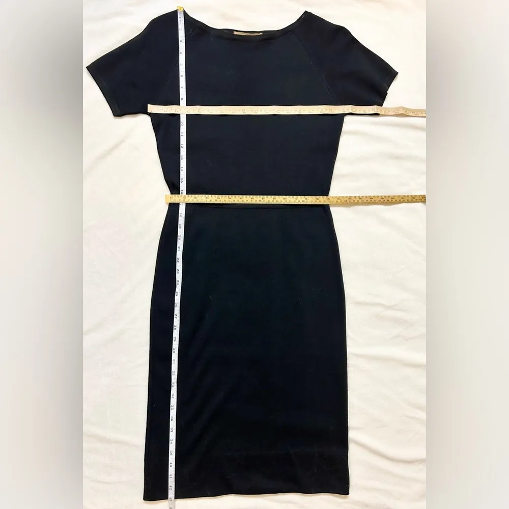 Vintage Goldworm Silk/Virgin Wool Blend Knit Dress Black Size undefined - Image 14