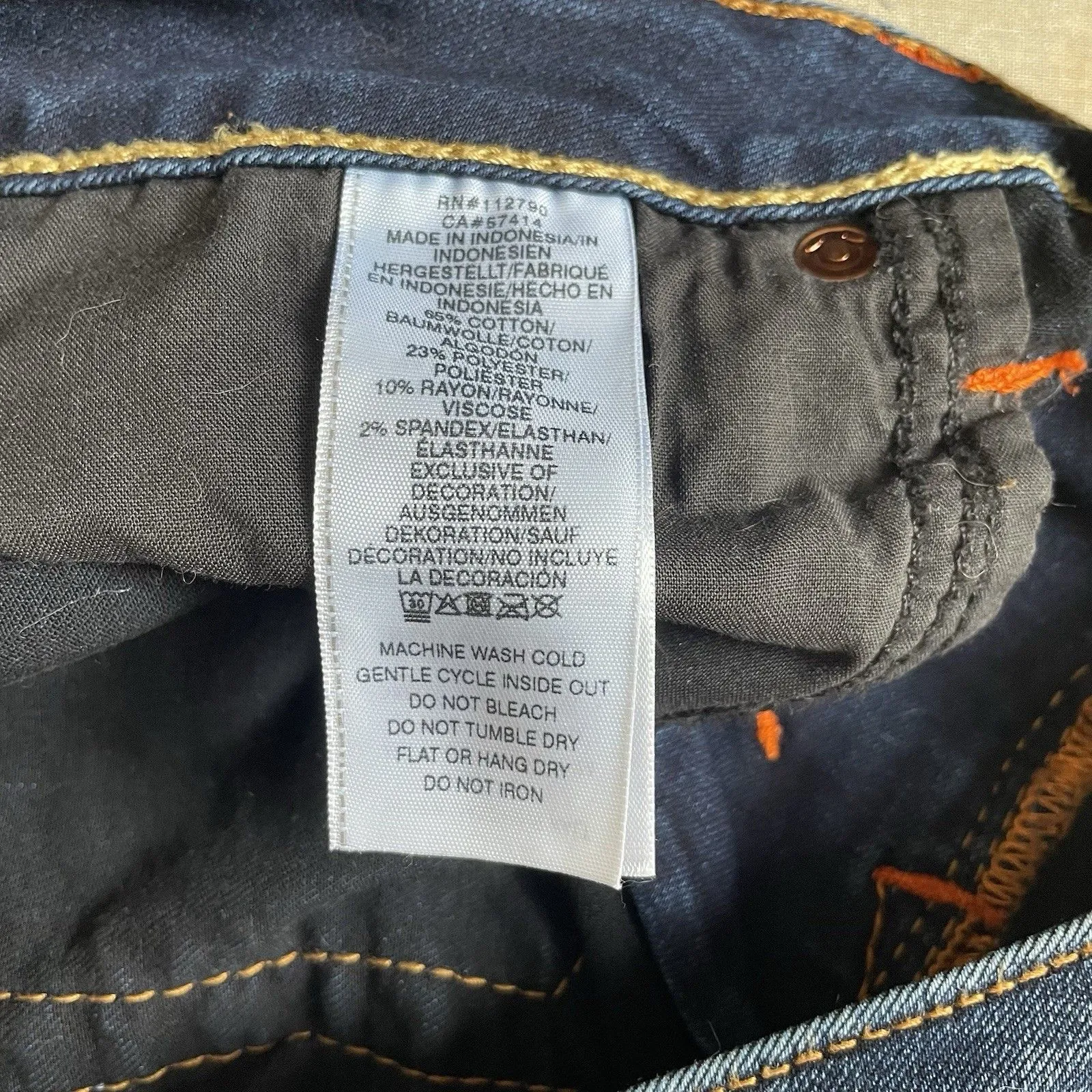 True Religion Jeans Womens 29 Jennie Curvy Super Skinny Mid Rise Y2K Stretch - Image 10