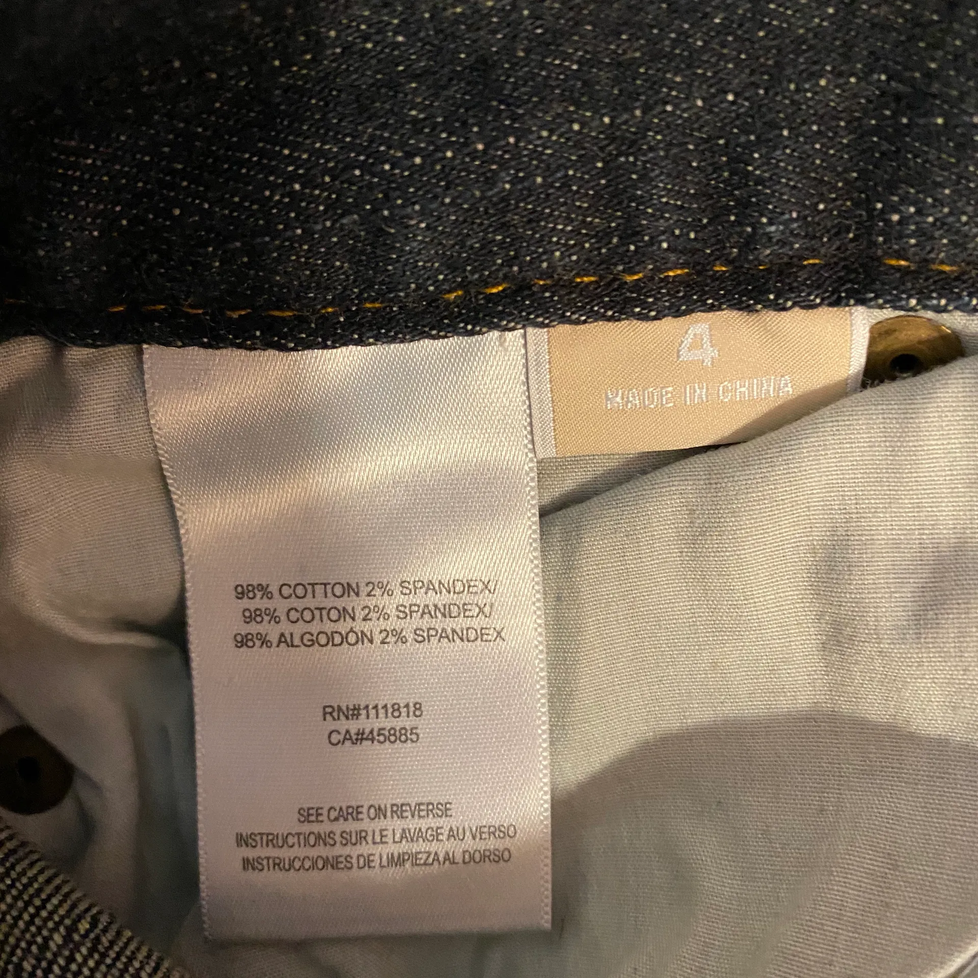 boot leg jeans dark wash - Image 4