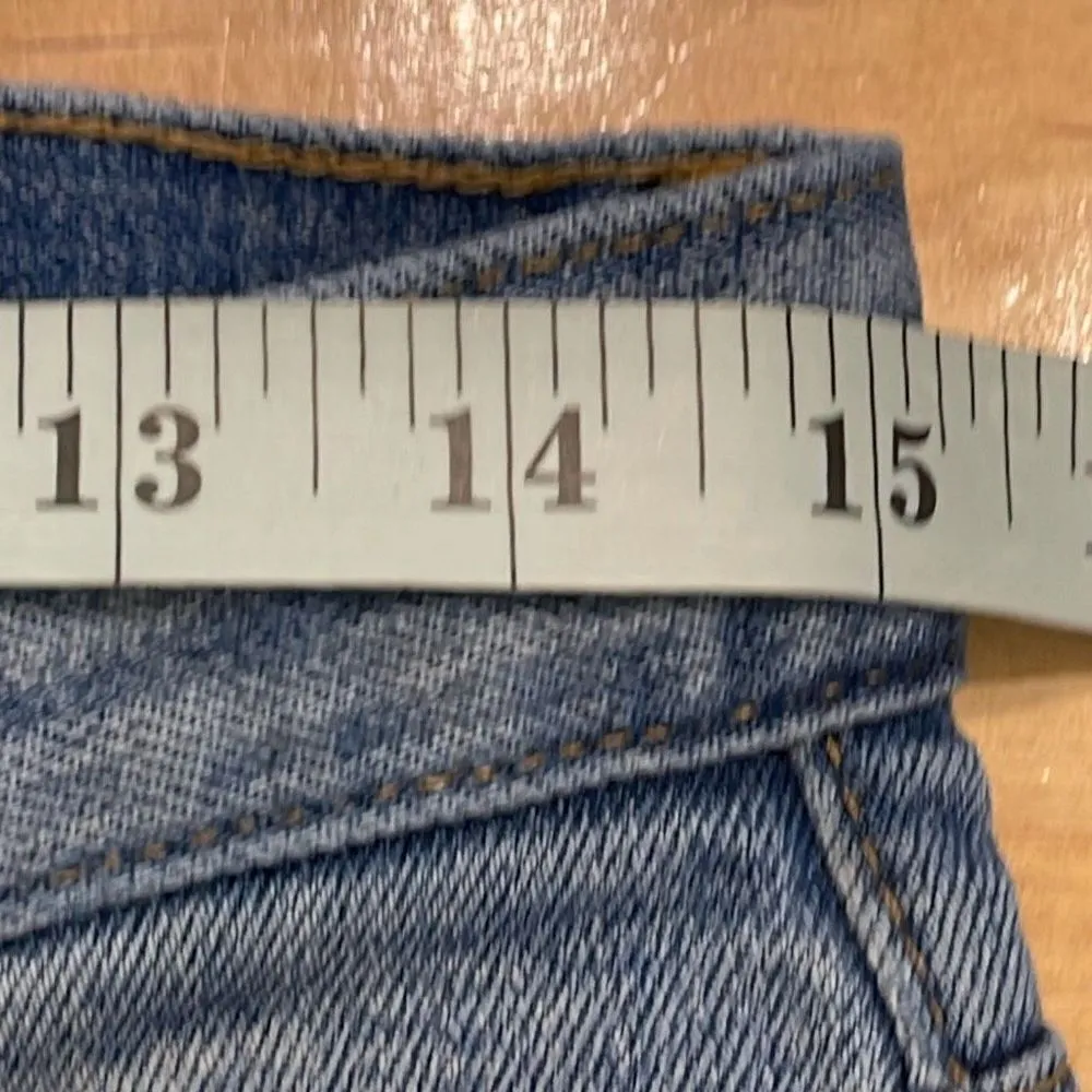 Weekday Womens Body High Rise Bleecker Cone Mom Jeans Light Wash Size 29 - Image 11