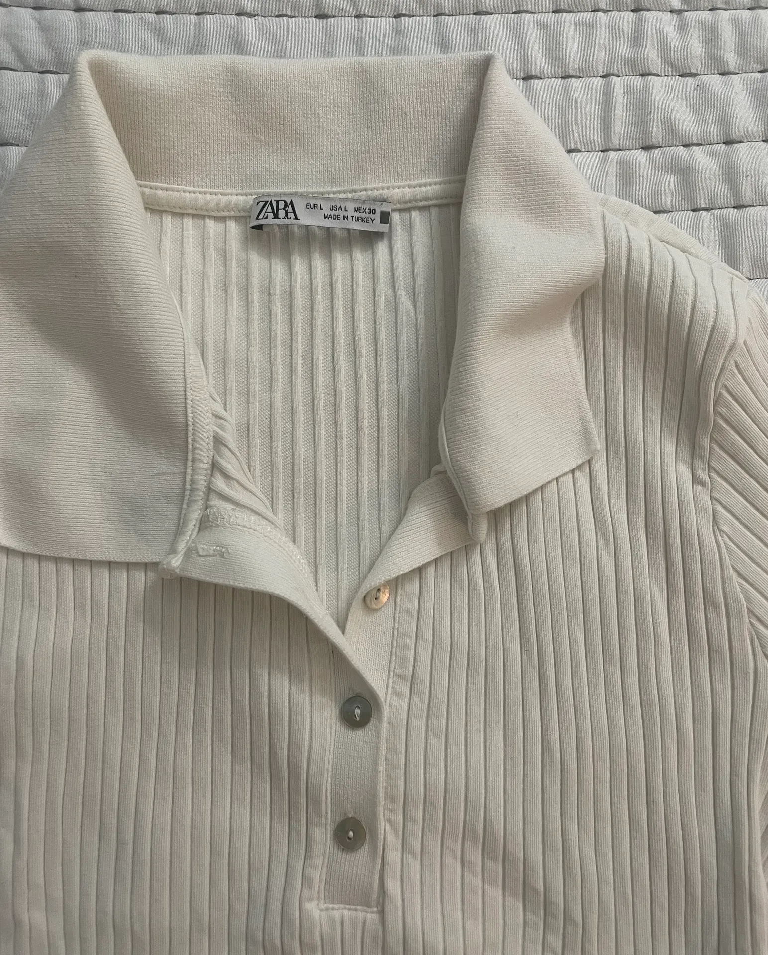 ZARA Collard Blouse - Image 2